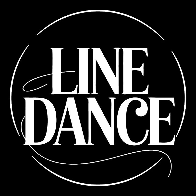 Illustration graphique de danse en ligne
