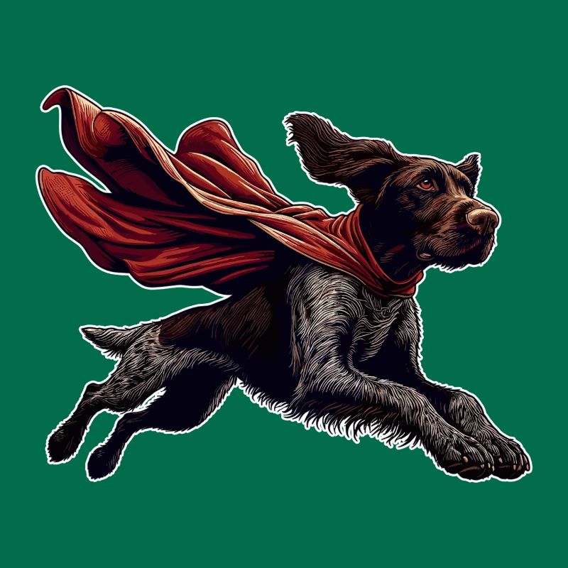 Super Hund Deutsch Drahthaar DD Pointer Geschenk