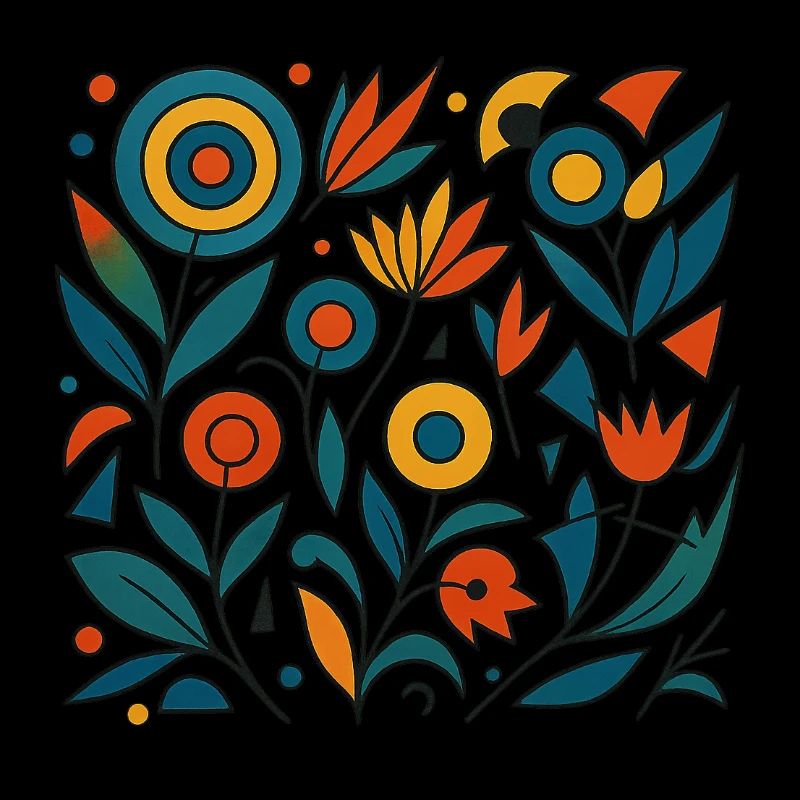 Flowers abstract