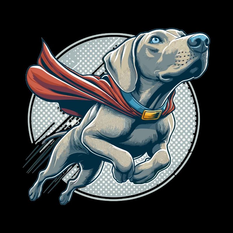 Super Hund Weimaraner Weimi Cape Geschenk