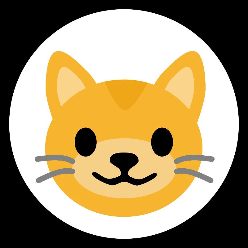 Visage de chat blanc | ~Relations avec NU | Vecteur