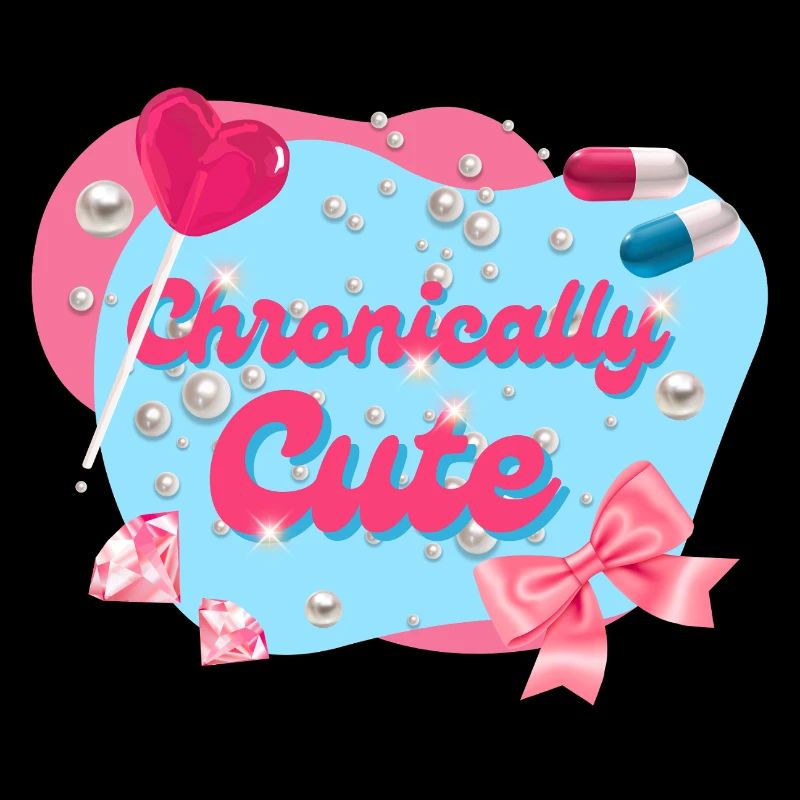Chronically Cute Lolly Bow Pills Diamonds