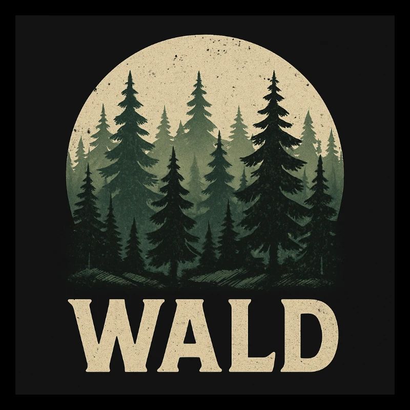 Conception de forêt de sapins