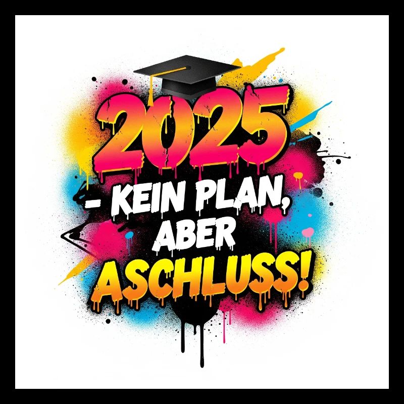 Stylisches Abschluss 2025 Design – Perfekt