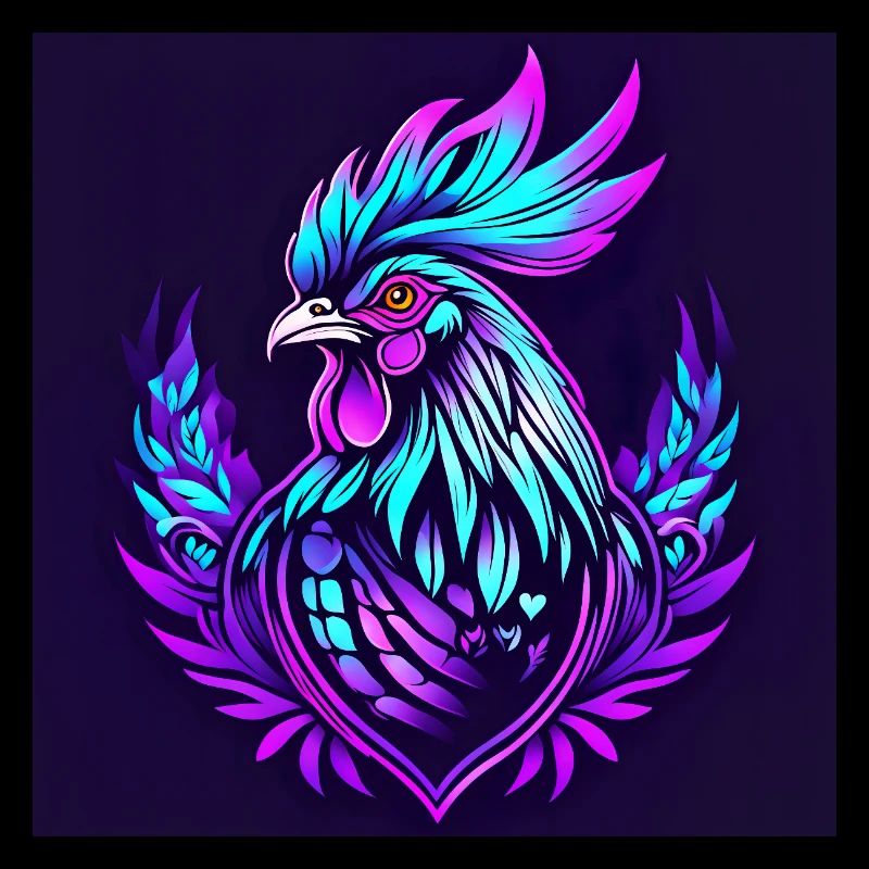 Coq néon
