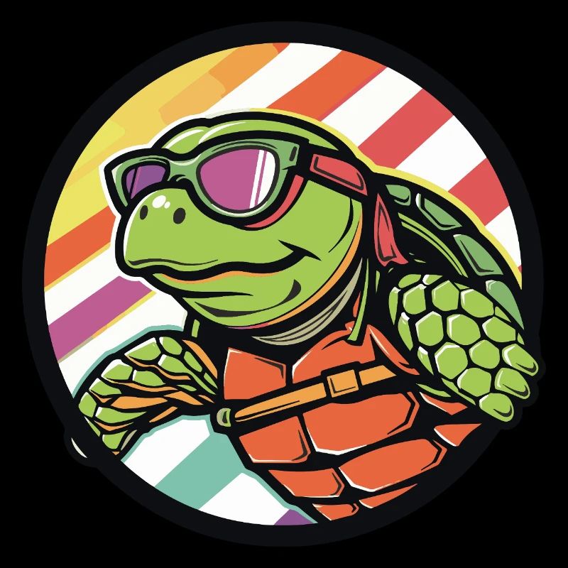 Turtle Comic Cool