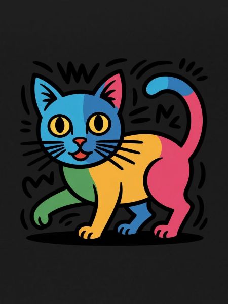 Street Art Cat