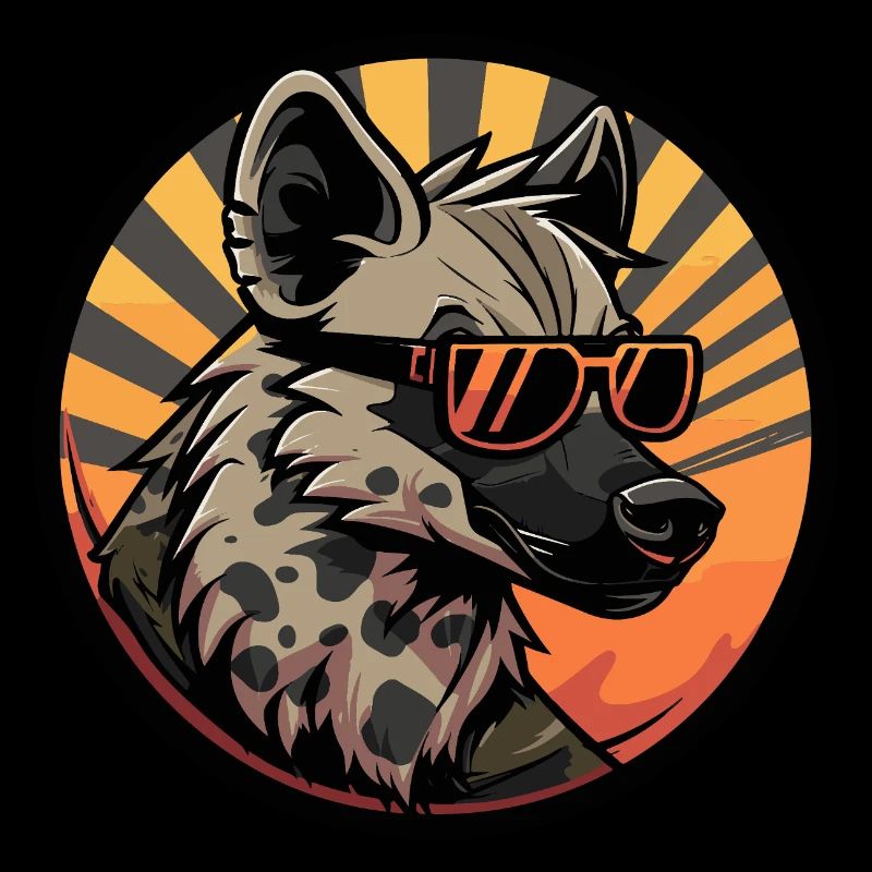 Hyène Bande Dessinée Cool