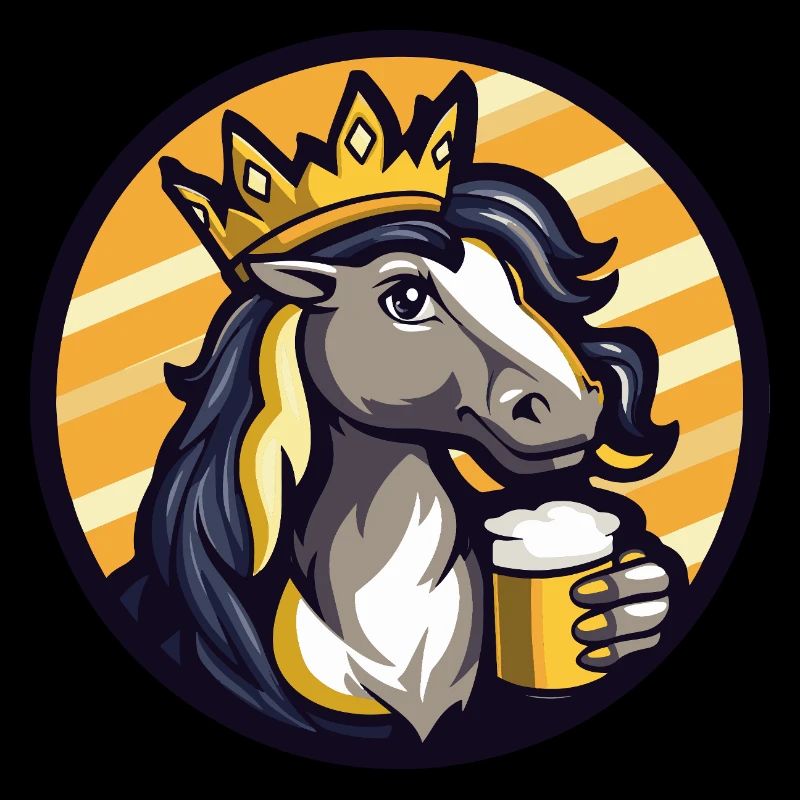 Pferd Bier