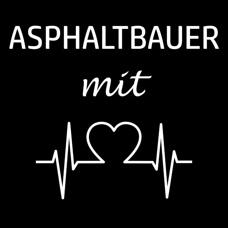 Asphaltbauer Mit Herz