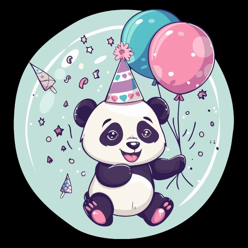 Panda Anniversaire Bébé