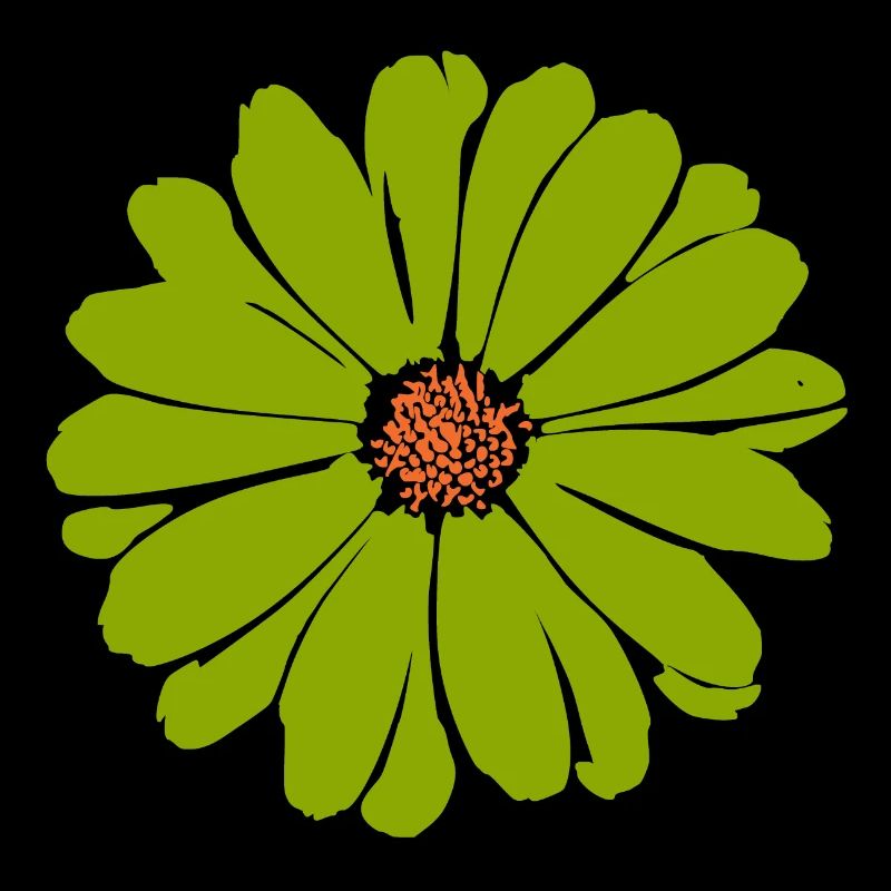 Fleur verte, fleur verte, fleurs vertes, jour de la Saint-Patrick