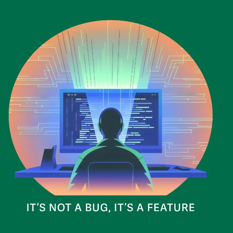 its not a bug its a feature Programmer Software