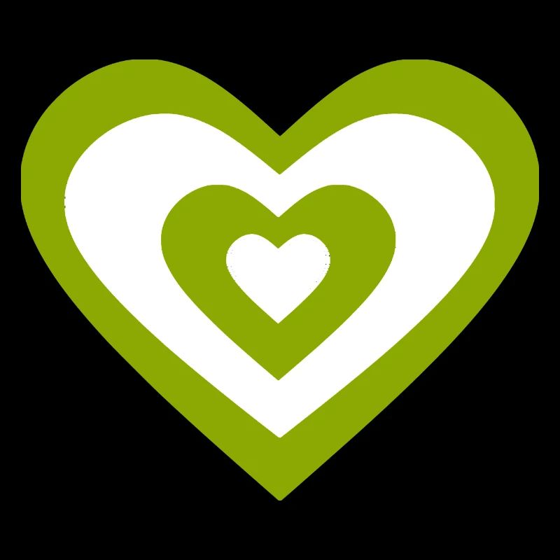 green heart green hearts couples gift