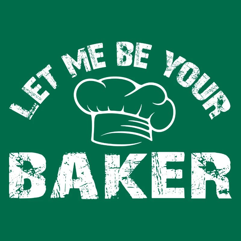 Lass mich Dein Bäcker sein mit Bäckermütze