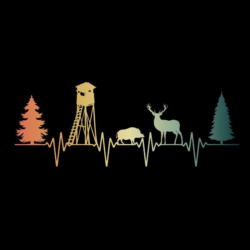 Jäger Hochsitz Herzschlag Puls