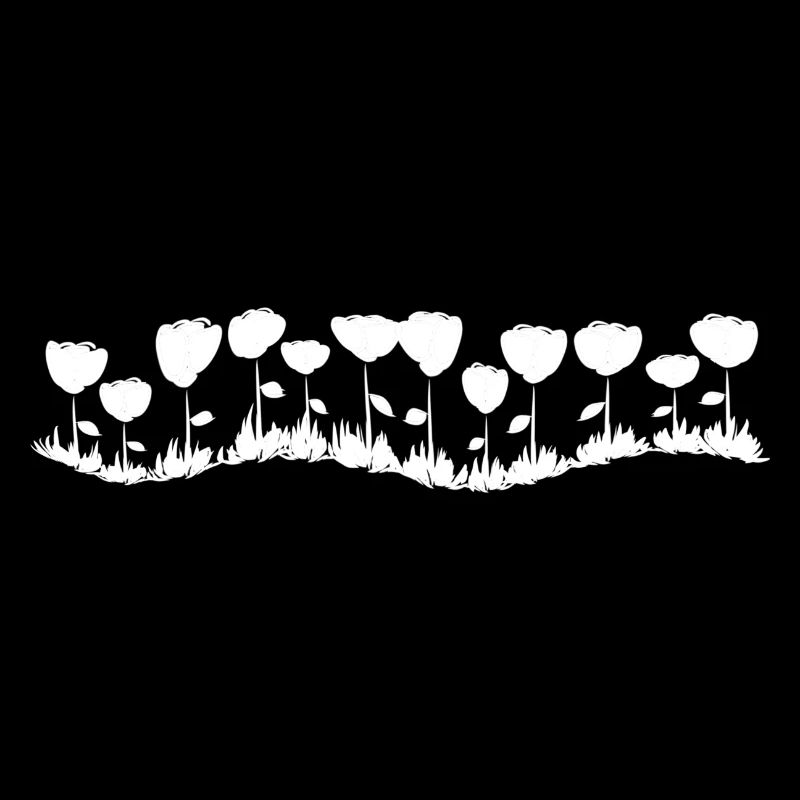 rose plant line wave natural