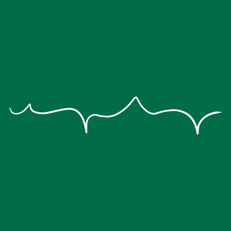 line wavy pointed course stroke