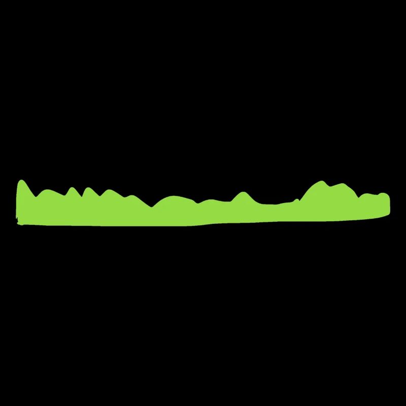 grass linie symbol form