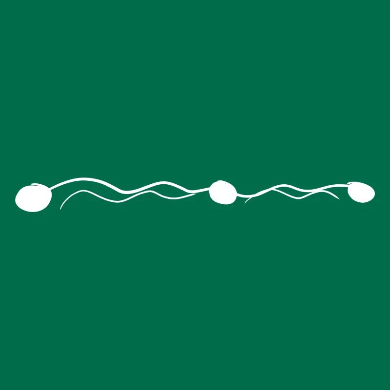 white line wavy dots