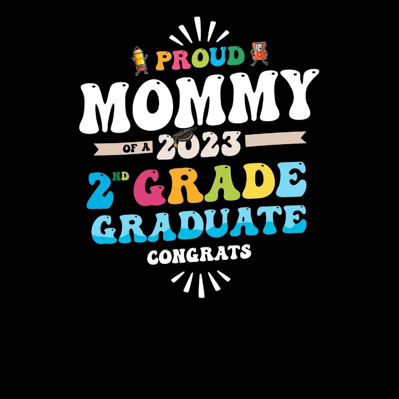 Fière maman d’une classe de 2e année de 2023