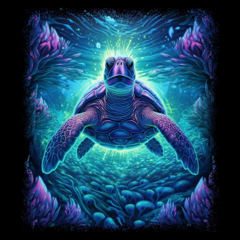 birthday present idea gift idea blue sea turtle