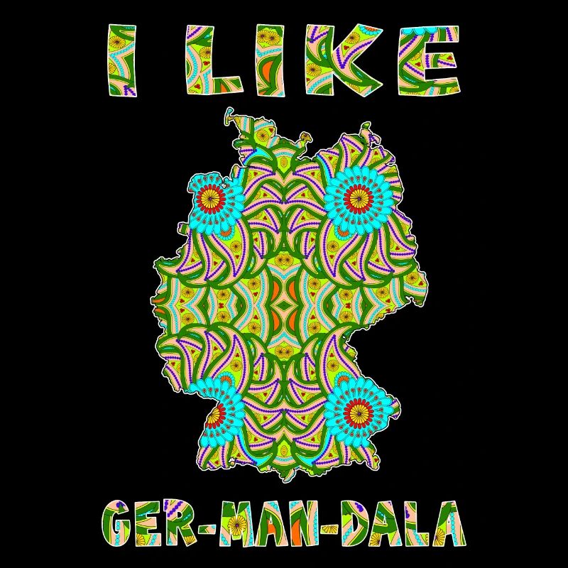 I like (love) Ger-Man-Dala /Mandala English Map