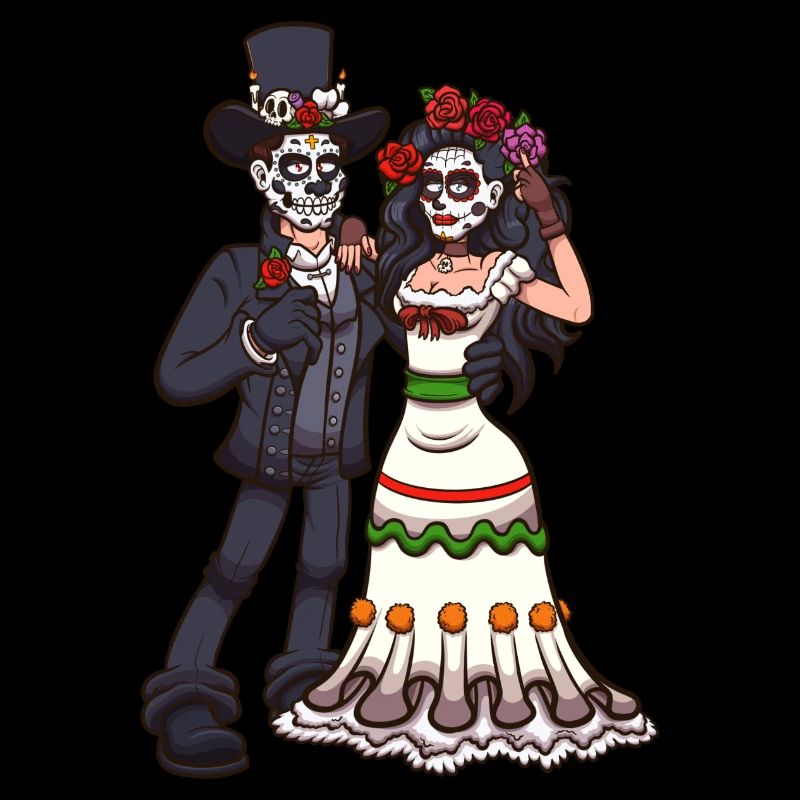Sugar Skull Couple