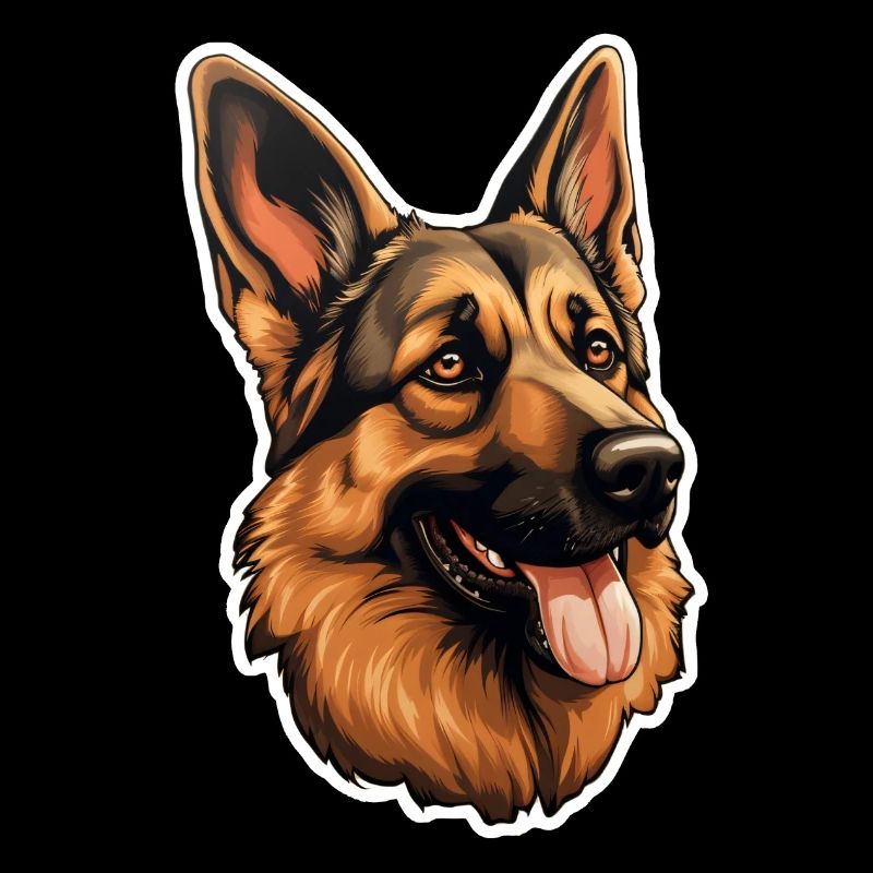 German Shepherd's Head German