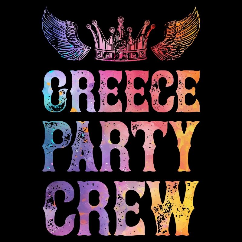 Greece Party Crew Saying