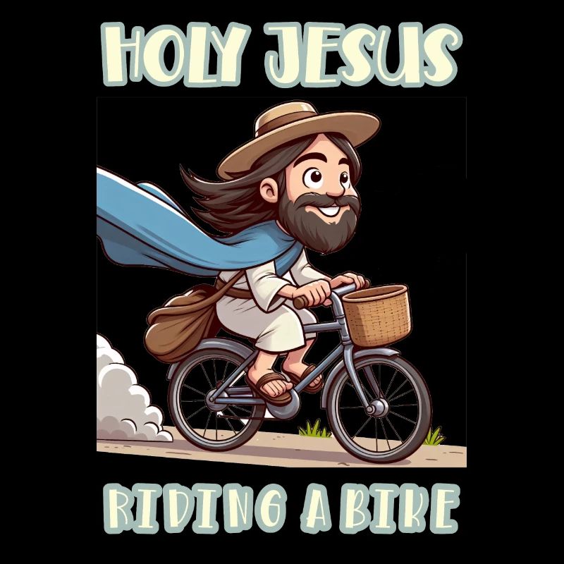 Saint Jésus à vélo