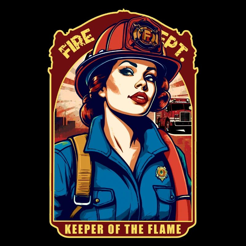 Femme Pompier