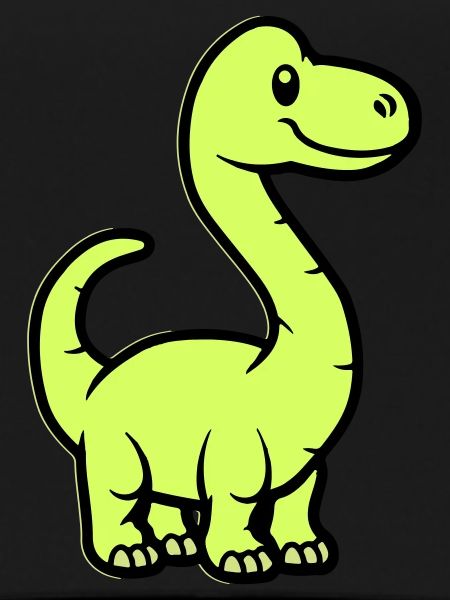 Dinosaur Brontosaurus Comic