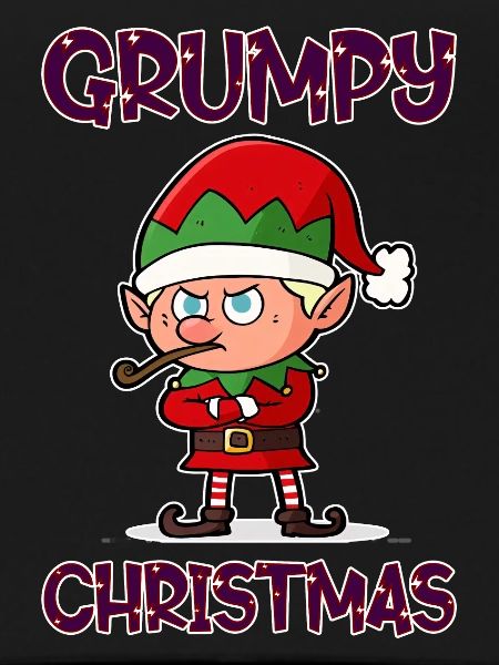 Grumpy Christmas Elf