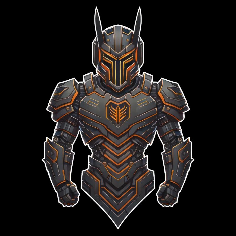 Tech-Krieger-Charakter