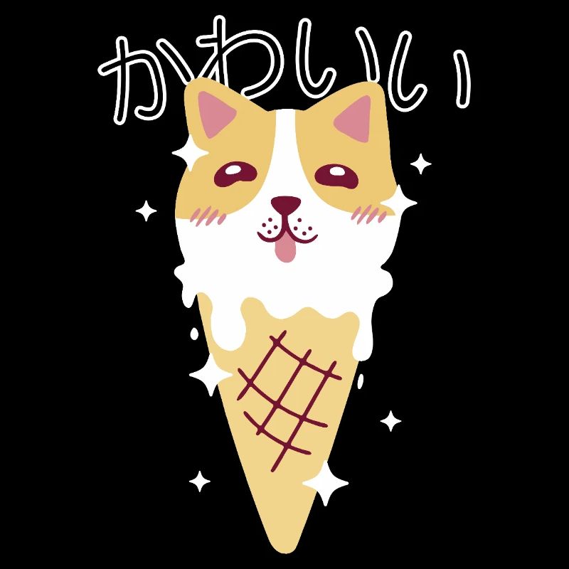 Crème de corgi kawaii