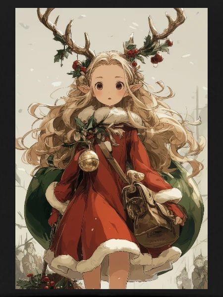 Elf Deer Christmas