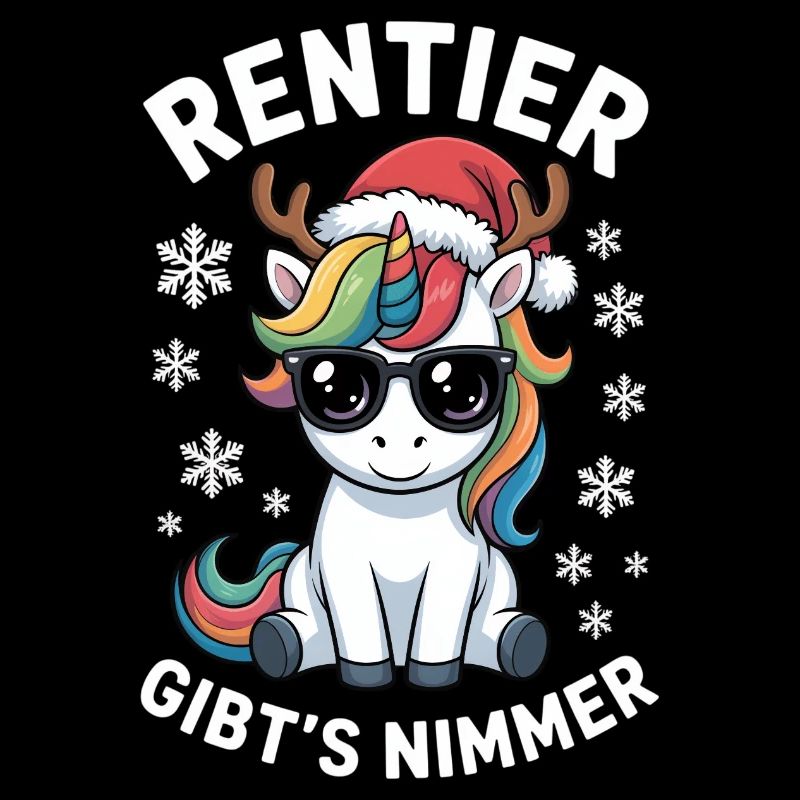 Unicorn Reindeer Doesn't Exist Ugly Christmas