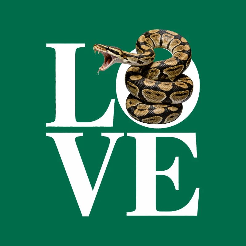 Les serpents rois Python ADORENT les pythons de terrarium