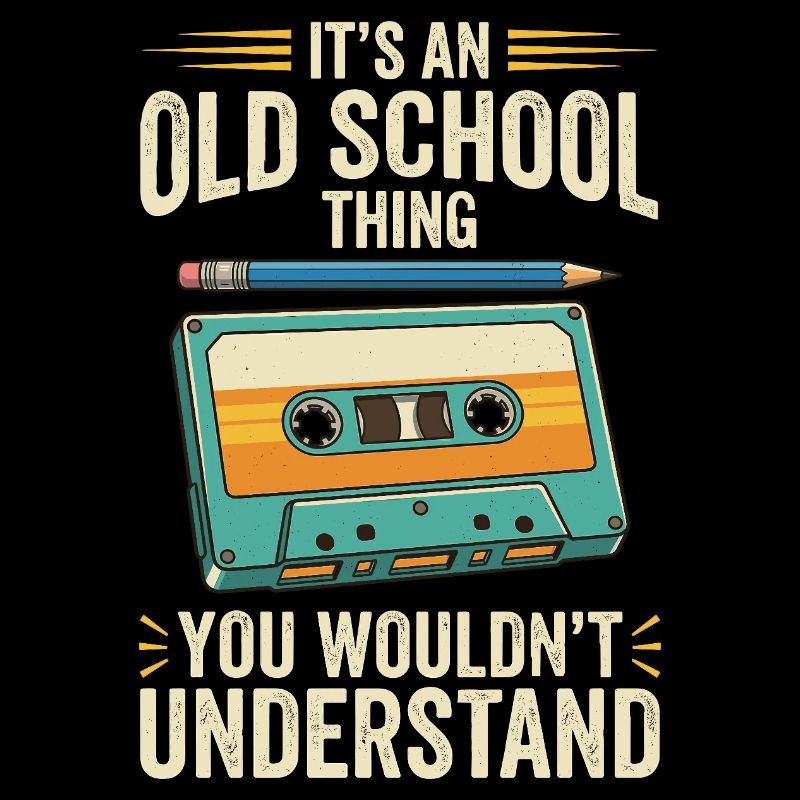 Old School Cassette Design – Mixtape rétro