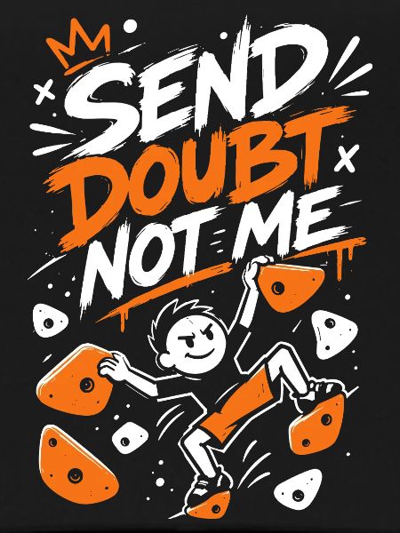 Send Doubt Not Me Bouldering