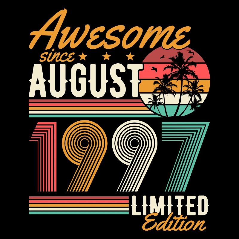 August 1997 Born Birthday Retro
