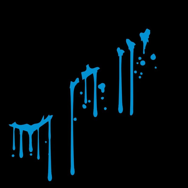 wet drops graffiti spray logo cool play darts