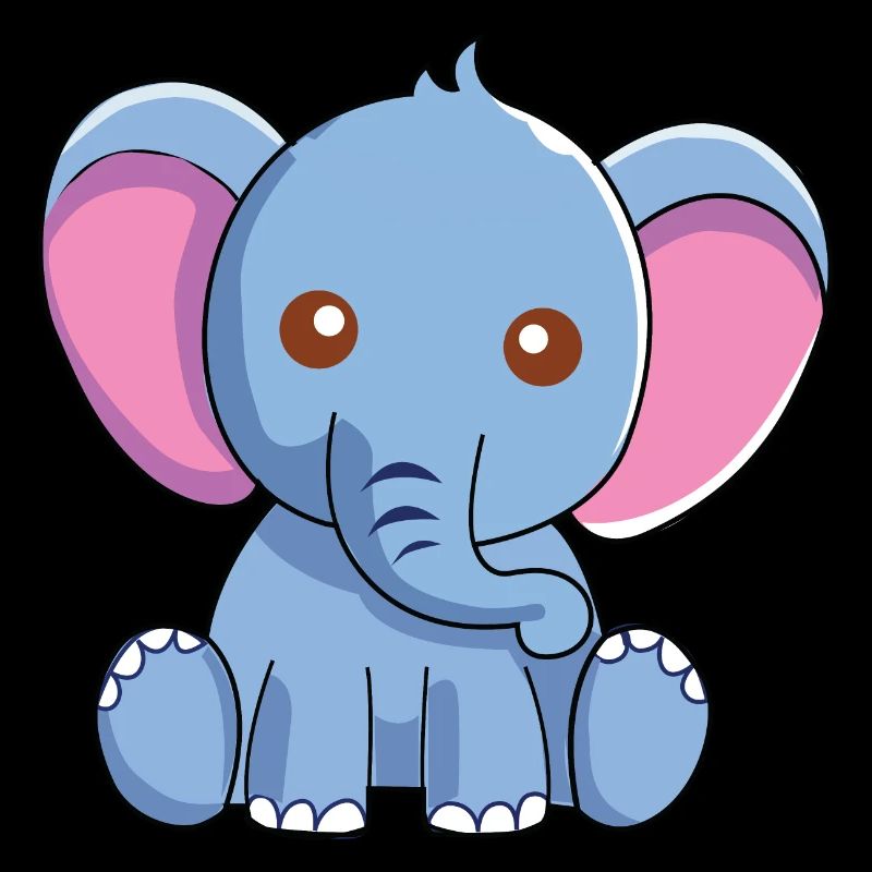 Petit éléphant éléphant Amour des animaux