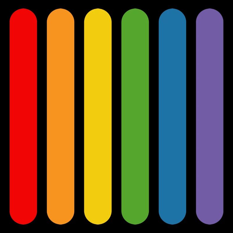 Regenbogen Staebchen