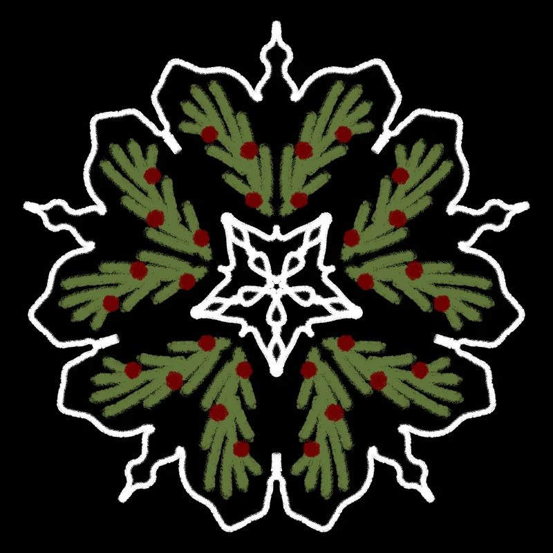 Flocon de Noël moche