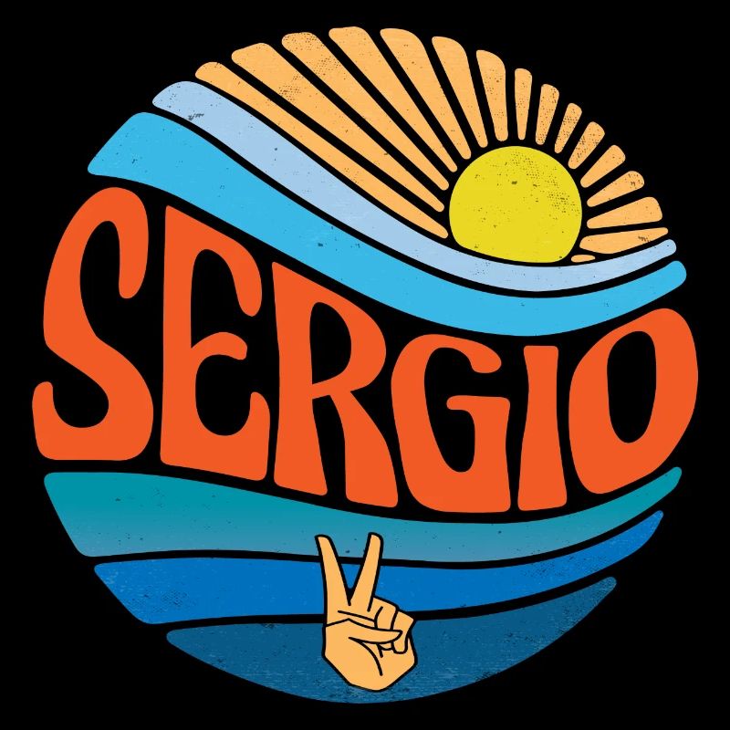 Sergio Hemd Vintage Sunset Sergio Groovy Tie Dye