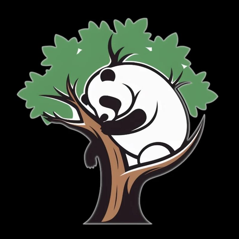 Panda in einem Baum