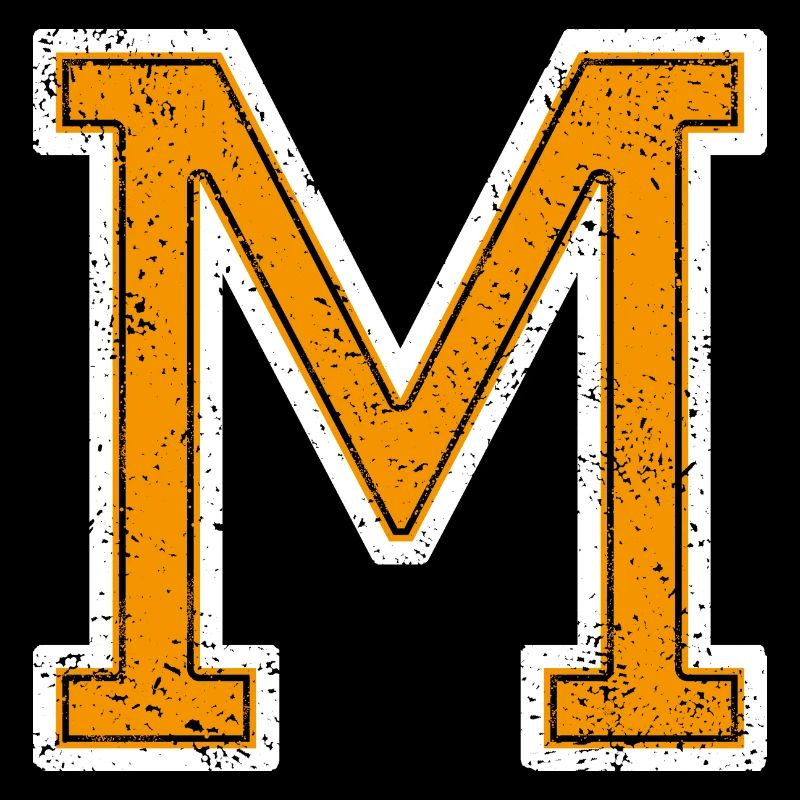 M - Letter / College Style