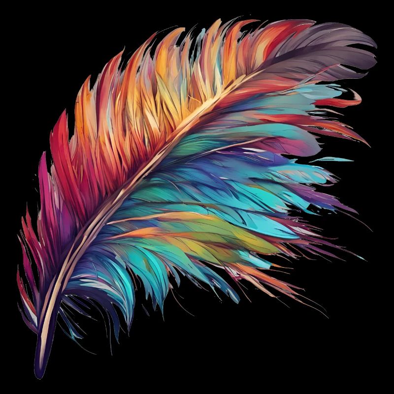 Plume clorful